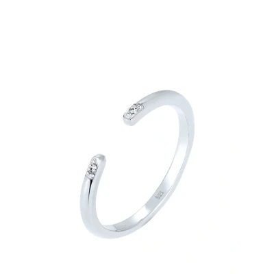 Afbeelding van Elli Ring Minimal Geo Kristalle 925 Silber Dames