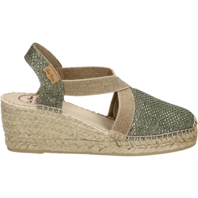 Afbeelding van Toni Pons Triton Espadrilles, Dames, Maat: 40, Khaki Textiel