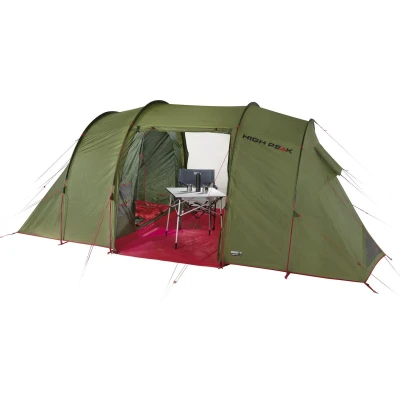 Afbeelding van High Peak Goose 4 LW Tunneltent Persoons Groen/rood