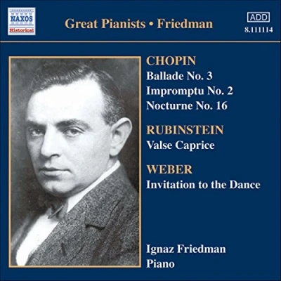 Afbeelding van Ignaz Friedman Complete Recordings 5 (CD)