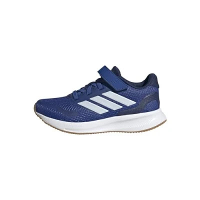 Afbeelding van adidas Sportswear Runfalcon Hardloopschoenen voor op de weg royal blue cloud white dark kinderen, Maat: 27 Kunststof/ textiel