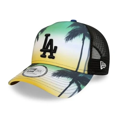 Afbeelding van New Era York Yankees A Frame Adjustable Trucker Cap Diamond Era, Dodgers Navy, One Size