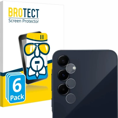 Afbeelding van BROTECT Screenprotector voor Samsung Galaxy A55 5G (ALLEEN Camera Lens) Folie Beschermfolie Beschermglas transparant (6 Stuks)