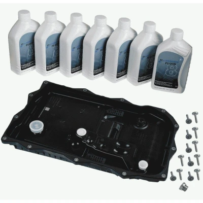 Afbeelding van Onderd.set, olie verversen van automatische versnellingsbak ZF 1087.298.367