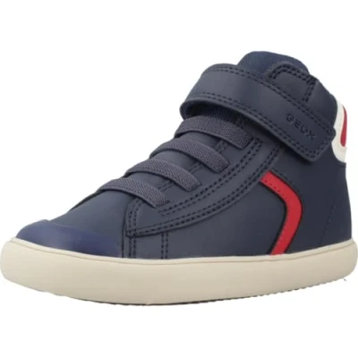Afbeelding van Geox B GISLI Boy Baskets pour garçon, Bleu marine/rouge, 25 EU, EU