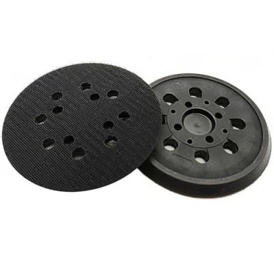 Afbeelding van Schuurschijf 125 mm Klittenbandsteunschijf voor Bosch, schuurplaat met klittenband, accessoires excentrische schuurmachine PEX 300/400 AE / 4000 AE/AdvancedOrbit 18 (zwart)