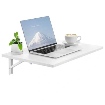 Image de VEVOR Table pliante flottante murale bureau d&#039;ordinateur portable 600 x 400 mm