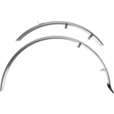 Afbeelding van Eurofender Spatbordenset Rapido 28 Inch 46 Mm Kunststof Zilver