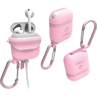 Afbeelding van Catalyst Waterproof &amp; Drop Proof Case AirPods (1st and 2nd Generation) Pink CATAPLAPDMIL