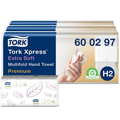 Image de tork panno interplegada Vierge 340 x 210 mm, 21 Boîtes de 150 Boîte Mouchoirs