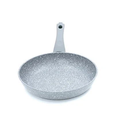 Afbeelding van Blackmoor 67109 Klassieke pan met antiaanbaklaag en koel handvat Geschikt voor inductie, elektrische gasfornuizen Grijs 24 cm