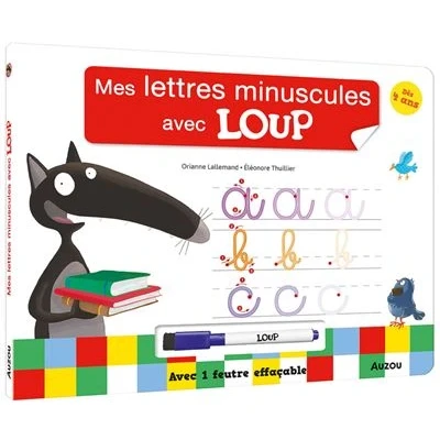 Image de Livre ardoise loup Les lettres minuscules