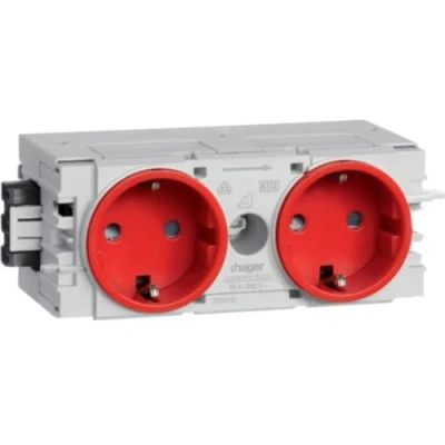 Afbeelding van Hager GS20003020 Kabelgoot Insteekmodule (b x h d) 120 50 61 mm Verkeersrood 1 stuk(s)