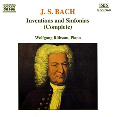 Afbeelding van Wolfgang Rübsam Inventions &amp; Sinfonias (CD)