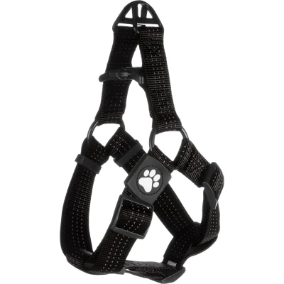 Afbeelding van Flamingo Zorba Step&amp;go Harnas Honden Zwart L 50 70cm 32mm 1st 134059