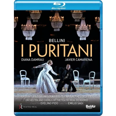 Afbeelding van Diana Damrau, Javier Camarena, Orchestra And Chorus Of Teatro real De Madrid Bellini: I Puritani (Blu ray)