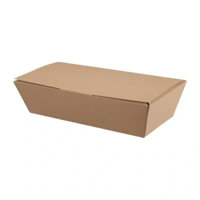 Afbeelding van Colpac afsluitbare kraft voedselbakjes composteerbaar 25cm (150 stuks)