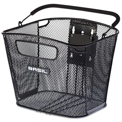 Afbeelding van Fietsmand Basil Bold Front KF 28 x 34 27 cm zwart