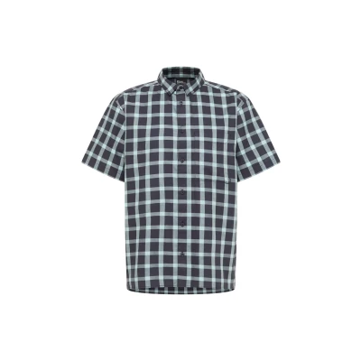 Afbeelding van Jack Wolfskin Overhemd, Heren, Maat: Medium, Check dark navy