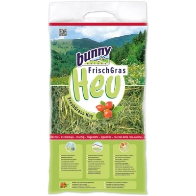 Afbeelding van Bunny Nature Vers Gras Hooi Met Rozenbottel 500 GR