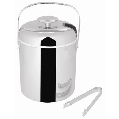 Image de Seau à glace professionnel avec pince 123 L Olympia Inox123 x150mm