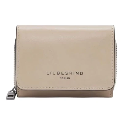 Afbeelding van LIEBESKIND BERLIN Leren Portemonnee Hera Sheep Natural Pablita Wallet Sandcastle Beige