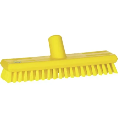 Afbeelding van Vikan Scrubbers With Water Connection Tough Floor brush supply Polyester Fiber, Hard 270x75x95mm Fiber length Ca. 30mm Yellow