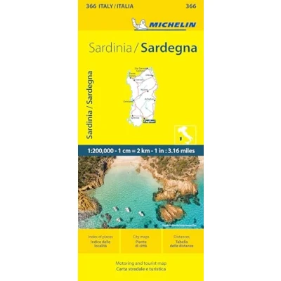 Afbeelding van Sardinia Michelin Local Map 366