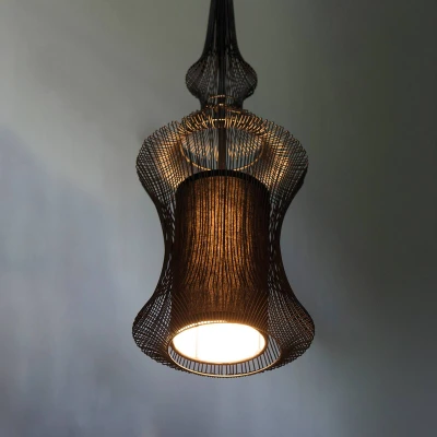 Afbeelding van Forestier Tibet hanglamp, zwart