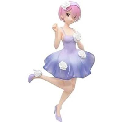 Afbeelding van Furyu Re Zero Ram PVC Statue Flower Dress 21 cm
