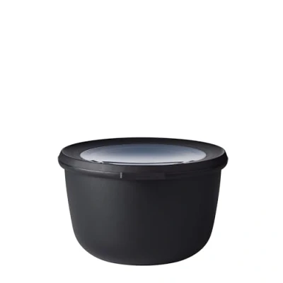 Image de Mepal Bol Multifonction Cirqula Rond Boîte Conservation Alimentaire avec Couvercle Convient comme de Hermétique pour le Réfrigérateur, Micro ondes &amp; Congélateur 1000 ml Nordic black