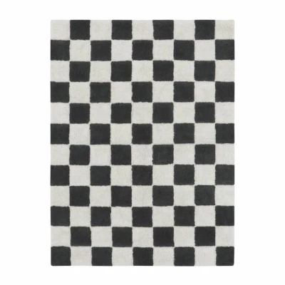 Afbeelding van Lorena Canals Keukentegels donkergrijs Wasbaar Vloerkleed 120 x 160 cm