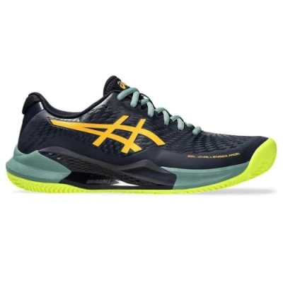 Afbeelding van Asics Gelchallenger 14 Padelschoenen, Heren, Maat: 45, Midnight/stadium orange Kunststof/ textiel