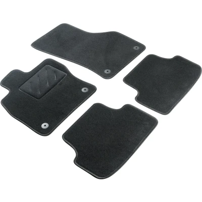Afbeelding van WALSER 80359 Vloermatset Textiel voor en achter 4 Zwart Op maat gemaakt VOLKSWAGEN: Passat B6 Variant, B8 Saloon, Saloon