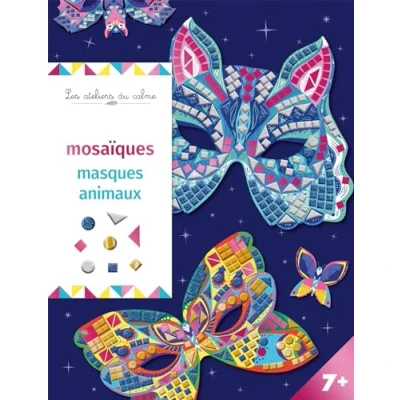 Afbeelding van MOSAIQUES MASQUES ANIMAUX POCHETTE AVEC ACCESSOIRES