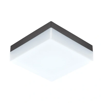 Afbeelding van EGLO Sonella Plafondlamp Wandlamp Buiten LED 21,5 cm Antraciet/Wit