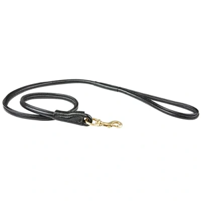 Image de Weatherbeeta Laisse pour Chien Rolled Leather Noir M