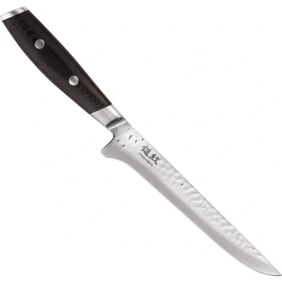 Afbeelding van Yaxell Tsuchimon Uitbeenmes 15 cm VG10 Staal Gehamerd Lemmet Micarta Heft