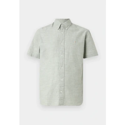 Afbeelding van JACK&amp;JONES JPRBLUSUMMER SHIELD S/S SHIRT LN Heren Overhemd Hedge Green