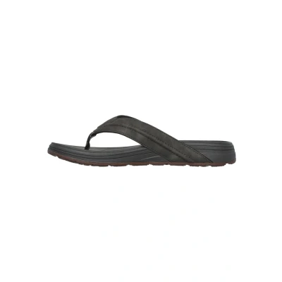 Afbeelding van Skechers Teensandalen, Heren, Maat: 40, Bruin Leer