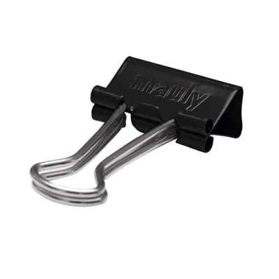 Afbeelding van Papierklem MAUL 215 foldback 41mm capaciteit 19mm zwart
