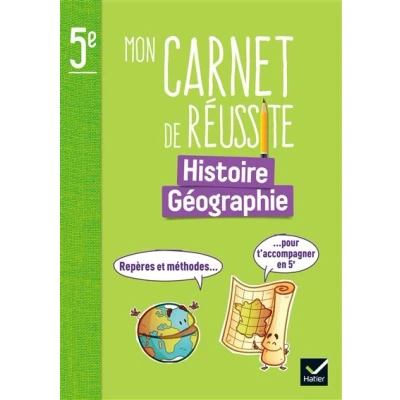 Image de Mon Carnet de réussite Histoire Géographie 5e Ed. 2024 élève