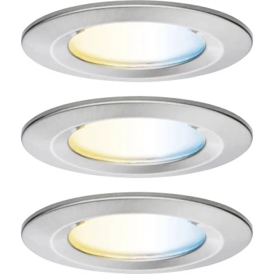 Afbeelding van Paulmann 92443 LED plafondlamp, inbouwlamp 6 W IJzer (geborsteld)
