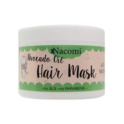 Afbeelding van Nacomi Avocado Oil Hair Mask With Keratin 200ml.