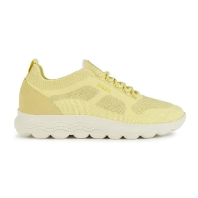 Afbeelding van Geox Spherica Sneakers laag, Dames, Maat: 39, Gelb Leer