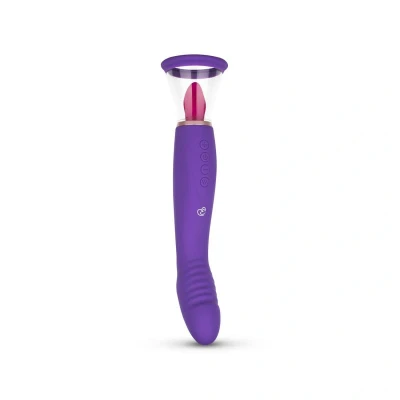 Afbeelding van Pleasure Pump Met G Spot Vibrator Paars