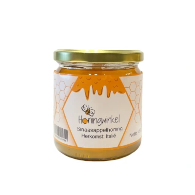 Afbeelding van Sinaasappelhoning 450g Italië Honingwinkel