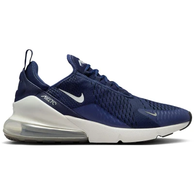 Afbeelding van Nike Sportswear AIR MAX 270 Sneakers laag, Heren, Maat: 44, Midnight navy/white/black/jade horizon Textiel/ synthetisch