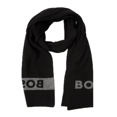 Afbeelding van BOSS ELIO Scarf Unisex Sjaal, Maat: One Size, Black