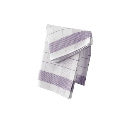 Image de de Witte Lietaer Mixte Torchon (lot 2) (68x68 cm) lot 2 Violet,Blanc